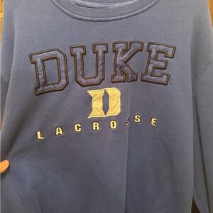 Men’s XL Duke Lacrosse Blue Sweatshirt